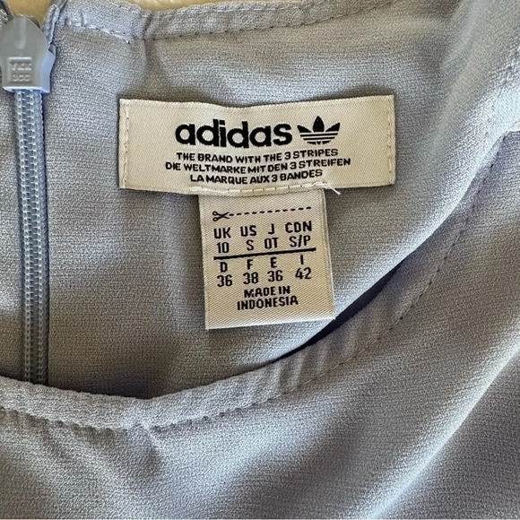 ADIDAS ORIGINALS 3 STRIPES TEE Light Blue Small - Picture 6 of 9